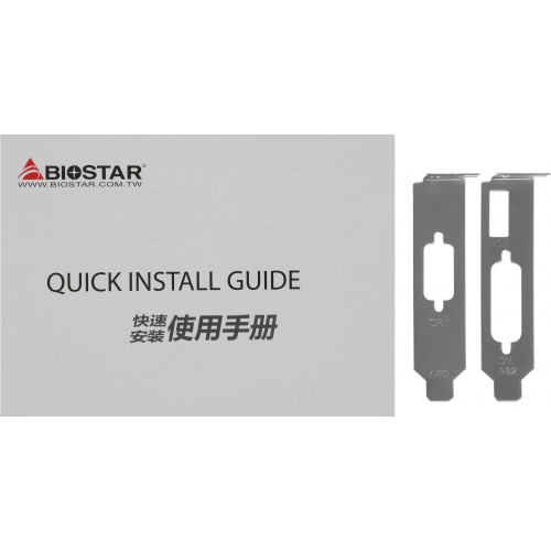Видеокарта Biostar GeForce GT 610 2Gb DDR3 - PCI-E 2.0, Low Profile, DVI/HDMI/CRT