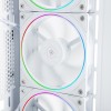 Кулер для корпуса/ Case Cooler Thermalright TL-S12RW Reverse (120x120x25mm, 4-pin PWM, ARGB, 47.6CFM, 23.2dBA, 1500RPM, White) Thermalright