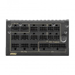 Блок питания ПК MSI MEG Ai1600T PCIE5 , 1600W, 80+ Titanium, полностью модульный, ATX 3.1, PCIE5.1, RTL