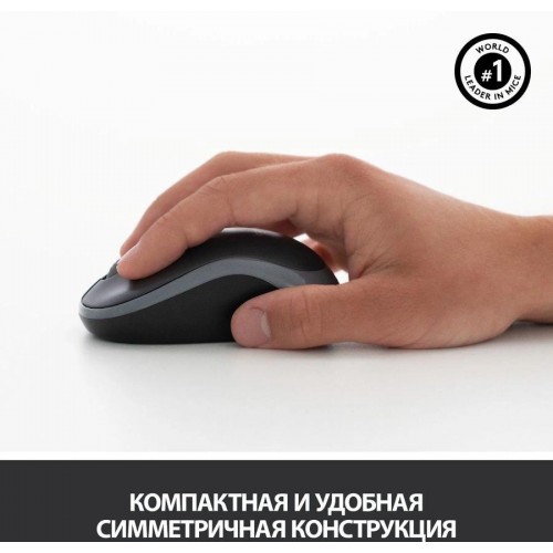 Клавиатура и мышь Logitech MK270: беспроводной комплект USB, черный цвет, мультимедиа функции