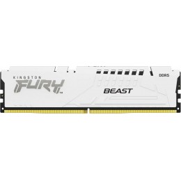 Память оперативная/ Kingston 16GB 5600MT/s DDR5 CL36 DIMM FURY Beast White EXPO