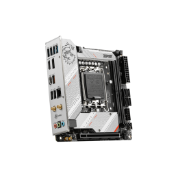 Материнская плата/ MB MSI INTEL B760 s1700, 2xDDR5(128GB), HDMI 2.1/DP, 1xPCIe 5.0x16, 1xLAN (2.5GbE), Wi-Fi, BT, 4xSATA 6Gb/s, 2xM.2, 1xUSB-C, 5xUSB 3.2, 2xUSB 2.0, mini ITX