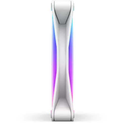 Кулер для корпуса ПК/ Case Cooler NZXT F140 RGB Duo (140x140x25mm, 4-pin PWM, RGB, 84.75CFM, 36dBA, 1800RPM, White) NZXT