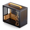 Корпус JONSBO Z20 Mini-Tower без блока питания: стильный черно-оранжевый mATX/mITX с USB-A 3.2 и USB-C 3.2