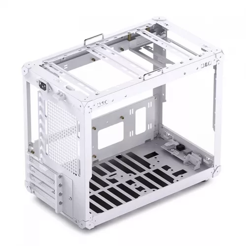 Корпус JONSBO C6 MAX Handle White - Mini-Tower без блока питания, mATX/mITX, 1xUSB-A 3.0 + 1xUSB-C 3.1, без вентилятора