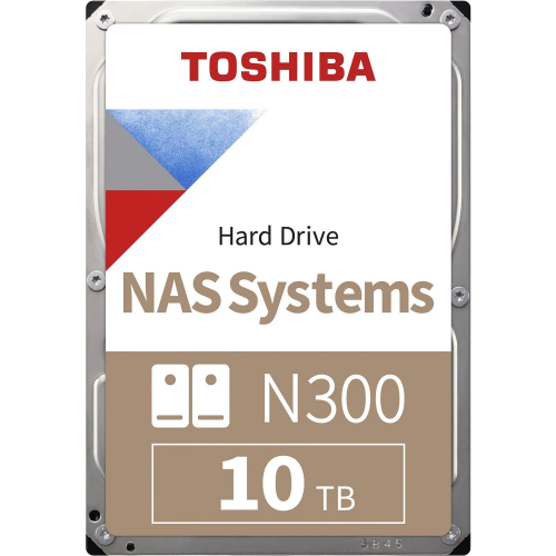 Жесткий диск Toshiba N300 NAS 10TB SATA3 3.5 - 7200 об/мин, 512Mb кэш, замена WD101EFBX и ST10000VN0008