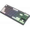 Клавиатура Оклик 711G серый/белый USB Multimedia для геймеров с LED подсветкой и кабелем 1.5м
