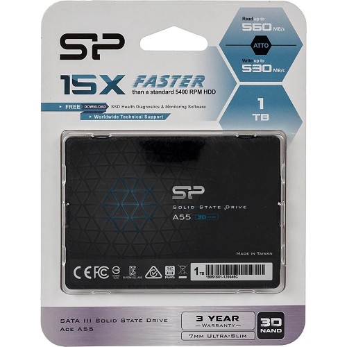 Твердотельный накопитель Silicon Power 1TB SATA-III Ace A55 2.5 - Высокая производительность и надежность для вашего ПК