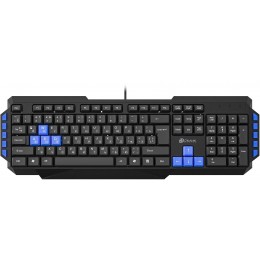 Клавиатура Оклик 750G FROST WAR черный/черный USB Multimedia for gamer (337452) кабель 1.8м