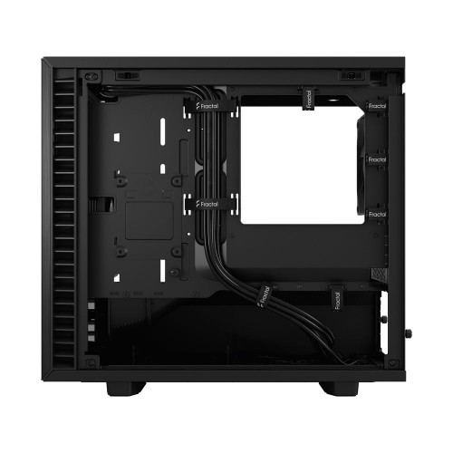 Корпус ПК без блока питания/ Case Fractal Design Define 7 Nano TG Light Tint, Mini-Tower, 1x120mm + 1x140mm, 2xUSB-A 2.0 + 2xUSB-A 3.2 + 1xUSB 3.2 Type-C mITX, mDTX Black Fractal Design