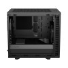 Корпус ПК без блока питания/ Case Fractal Design Define 7 Nano TG Light Tint, Mini-Tower, 1x120mm + 1x140mm, 2xUSB-A 2.0 + 2xUSB-A 3.2 + 1xUSB 3.2 Type-C mITX, mDTX Black Fractal Design