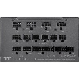 Блок питания Thermaltake ATX 1300W Toughpower TF1300 80+ titanium 24pin APFC 140mm fan color LED 12xSATA Cab Manag RTL