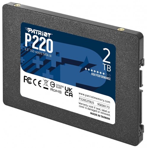 Купить твердотельный накопитель Patriot SATA-III 2TB P220S2TB25 2.5 – высокая скорость и надежность для вашего ПК