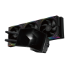 Система жидкостного охлаждения/ Water Cooling System Thermalright Levita Vision 360 (360mm, LED, Black, ARGB/ Fans: 3x120mm, 68.9CFM, 28.2dBA, 2000RPM/ Pump height 98mm, 3000RPM, Rad thickness 27mm/ S: 1700, 1200, 1851, 115X, 2011, 2066, AM5, AM4)