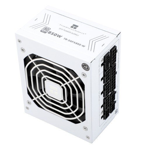 Блок питания 850W/ Power Supply Thermalright, 850W 80+ Gold (SFX, 3.1, PCIe 5.1, Full modular, 1x24(20+4)pin, 1xCPU 8(4+4)pin, 2xPCIe*2 8(6+2)pin, 1x12VHPWR PCIe 5.1 12+4pin 600mm, 3xSATA3, 3xMOLEX4pin, Active, 92x92mm, 100x125x64mm, APFC, OPP, OVP, OTP, 