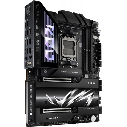 Купить материнскую плату Asus ROG CROSSHAIR X870E HERO для Socket AM5 с поддержкой DDR5 и 5Gigabit Ethernet