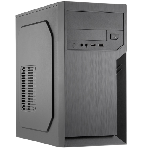 Корпус с блоком питания 500Вт Foxline FL-702 - mATX, USB 2.0, HDA, без вентилятора