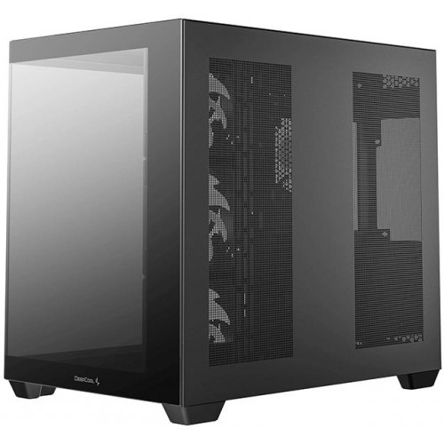 Корпус Deepcool CG530 4F черный ATX с поддержкой 2x120mm и 2x140mm вентиляторов, USB 2.0 и USB 3.0