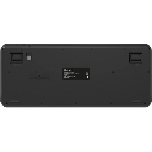 Клавиатура Оклик K257W черный USB беспроводная с подставкой для запястий - идеальный выбор для комфорта и продуктивности