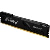 Купить оперативную память Kingston 16GB 3200MT/s DDR4 CL16 DIMM FURY Beast Black – Высокая производительность для вашего ПК