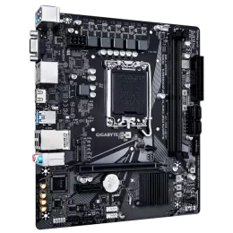 Материнская плата/ MB GIGABYTE INTEL H610 s1700, 2xDDR5(64GB), D-SUB/HDMI 2.1/2xDP, 1xPCIe 4.0x16, 1xPCIe 3.0, 1xLAN, 4xSATA 6Gb/s, 1xM.2, 2xUSB 3.2, 4xUSB 2.0, 1xPS/2, mATX