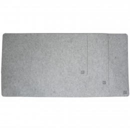 Коврик для мыши/ Mouse pad GEEK NOOK 100*50CM Light Gray Felt