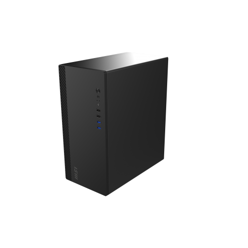 Корпус ПК MSI PRO SHIELD M100P Midi-Tower - Черный, mATX/mITX, 2xUSB 3.2, 2xUSB 2.0, 1x80mm