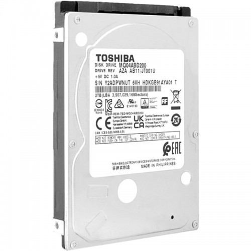 Жесткий диск Toshiba 2TB 2.5 SATA 5400 rpm с 128Mb кешем и гарантией 1 год