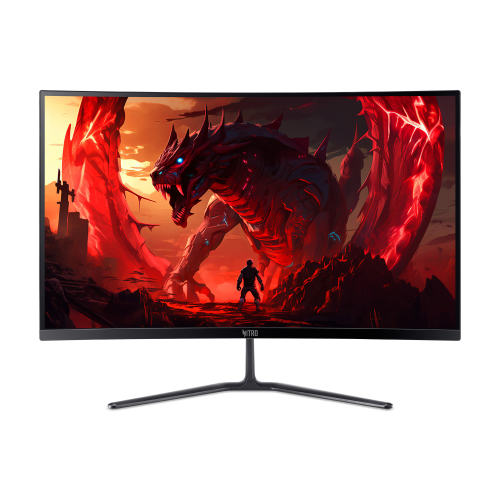 Монитор/ ACER Nitro ED270UX6bmiipx 27'', ZeroFrame, Curved 1500R, Black, 16:9, VA, 2560x1440, 1 / 0,5 (GTG, Min.)ms, 250cd, 220Hz, 2xHDMI(2.1) + 1xDP(1.4) + SPK + Audio Out, Speakers 2Wx2, sync: FreeSync Premium, hdr: HDR 10, Vesa:75x75