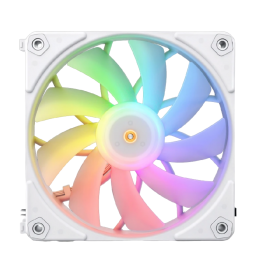 Кулер для корпуса/ Case Cooler JONSBO ZF-120W (120x120x25mm, 4-pin PWM, ARGB, 61.0CFM, 28.9dBA, 1500RPM, White, 3pcs)