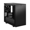 Корпус ПК без блока питания/ Case Fractal Design Define 7 Nano TG Light Tint, Mini-Tower, 1x120mm + 1x140mm, 2xUSB-A 2.0 + 2xUSB-A 3.2 + 1xUSB 3.2 Type-C mITX, mDTX Black Fractal Design