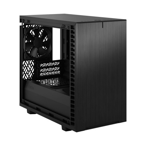 Корпус ПК без блока питания/ Case Fractal Design Define 7 Nano TG Light Tint, Mini-Tower, 1x120mm + 1x140mm, 2xUSB-A 2.0 + 2xUSB-A 3.2 + 1xUSB 3.2 Type-C mITX, mDTX Black Fractal Design