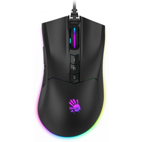 Купить оптическую мышь A4Tech Bloody P90s черного цвета с 8000dpi и 7 кнопками (P90S STONE BLACK)