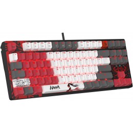 Клавиатура A4Tech S87 Naraka механическая черный/красный USB for gamer LED кабель 1.8м
