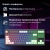 Клавиатура Оклик 711G серый/белый USB Multimedia для геймеров с LED подсветкой и кабелем 1.5м