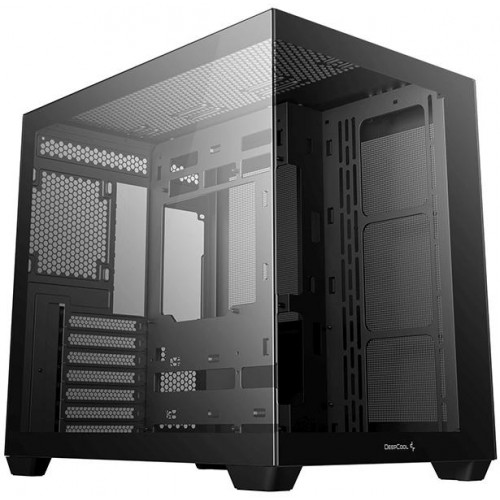 Корпус Deepcool CG530 черный ATX с поддержкой 2x120mm и 2x140mm вентиляторов, USB 2.0 и 3.0, аудио и блоком питания