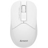Мышь A4Tech Fstyler FG12S белый оптическая 1200dpi silent беспров. USB 3but