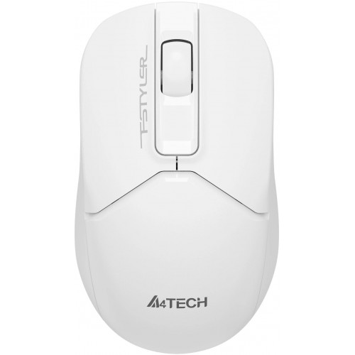 Мышь A4Tech Fstyler FG12S белый оптическая 1200dpi silent беспров. USB 3but