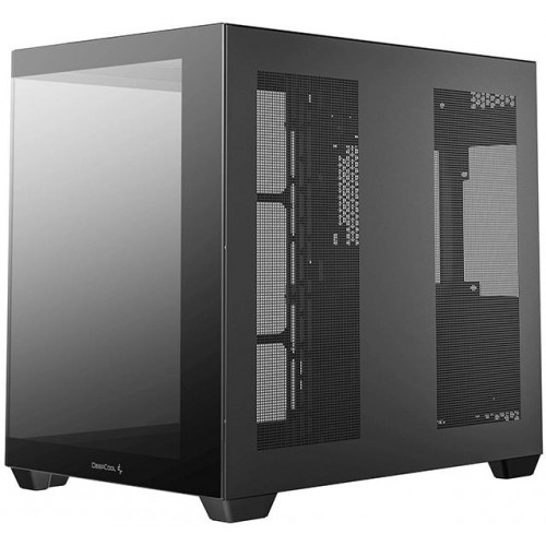 Корпус Deepcool CG530 черный ATX с поддержкой 2x120mm и 2x140mm вентиляторов, USB 2.0 и 3.0, аудио и блоком питания