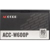 Блок питания Accord ATX 600W ACC-W600P 80 PLUS WHITE (20+4pin) 120mm fan 6xSATA [ACC-W600P]