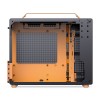Корпус JONSBO Z20 Mini-Tower без блока питания: стильный черно-оранжевый mATX/mITX с USB-A 3.2 и USB-C 3.2
