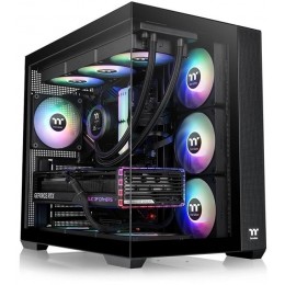 Корпус Thermaltake View 380 TG ARGB черный ATX 6x120mm 2x140mm 1x200mm 2xUSB3.0 audio bott PSU [CA-1Z2-00M1WN-00]