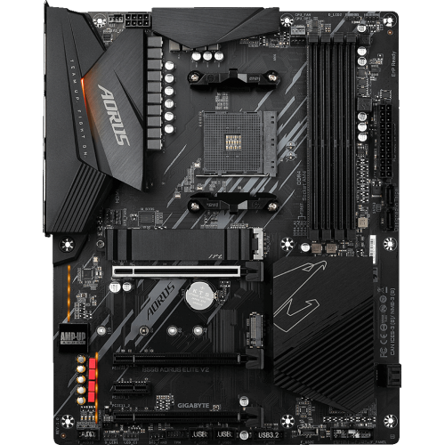 Материнская плата GIGABYTE AMD B550 sAM4 - 4xDDR4, HDMI 2.1, PCIe 4.0, 2.5GbE LAN, ATX