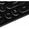 Клавиатура Оклик 420MRL черная USB Slim с мультимедиа и LED подсветкой - 1.5м кабель (1091226)