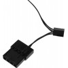Вентилятор для корпуса Formula Cosmic 12BK FR RGB 120мм - тихий и эффективный 3-pin/4-pin (Molex), черный, 22.3дБ