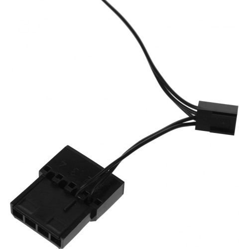 Вентилятор для корпуса Formula Cosmic 12BK FR RGB 120мм - тихий и эффективный 3-pin/4-pin (Molex), черный, 22.3дБ