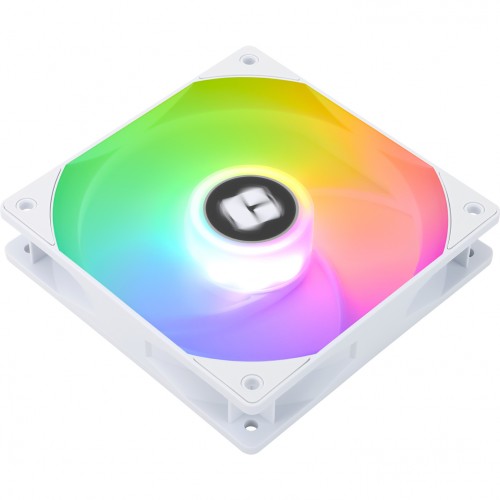 Кулер для корпуса/ Case Cooler Thermalright TL-C12RW-S V2 Reverse (120x120x25mm, 4-pin PWM, ARGB, 58CFM, 25.6dBA, 1500RPM, White) Thermalright