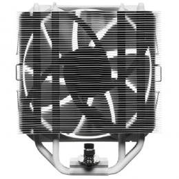 Кулер для процессора/ CPU Cooler PCCooler PALADIN 400 WH (200W, 4-pin PWM, 157mm, Al/Cu, 4x6mm, 1x130mm, 76.85CFM, 29dBA, 1600RPM, S: 1851/1700/1200/115X, AM5/AM4, white)