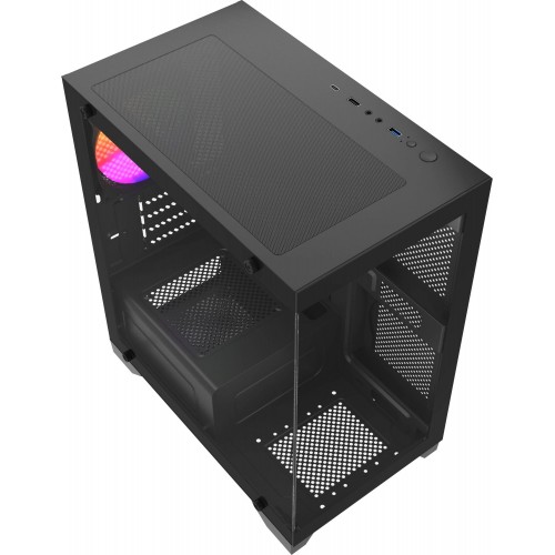 Корпус Accord ACC-350-02B черный mATX с 7 вентиляторами, USB 2.0/3.0 и аудио выходом