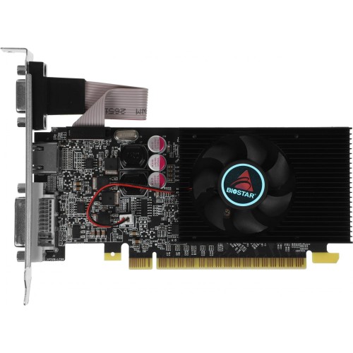 Видеокарта Biostar GeForce GT 610 2Gb DDR3 - PCI-E 2.0, Low Profile, DVI/HDMI/CRT